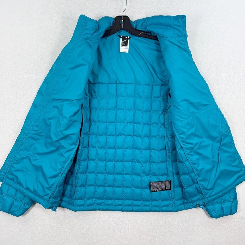 The North Face Mens Thermoball Eco Jacket Size L Mens Alkaline Blue Packable NWT